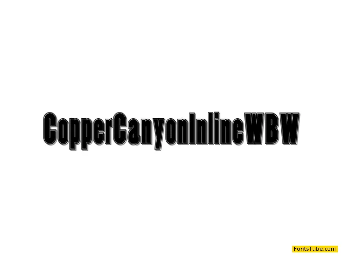 Copper Canyon Font Family