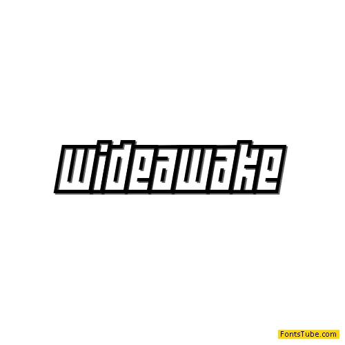 Wide awake Font Family