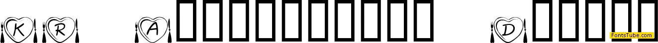 KR Anniversary Dinner Font