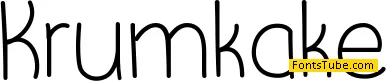 Krumkake Font Family