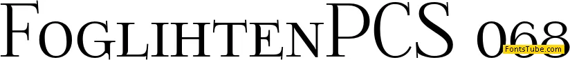 Foglihten Font Family
