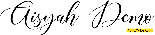 Aisyah Demo Font