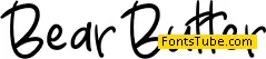 Bear Butter Font