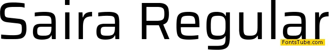 Saira Font Family