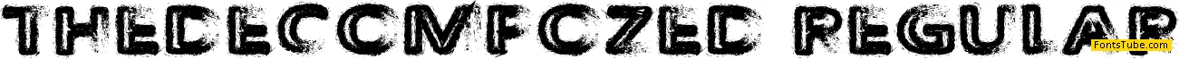 The Decompozed Font