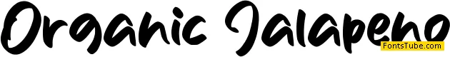 Organic Jalapeno Font