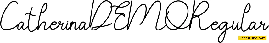 Catherina DEMO Font Family