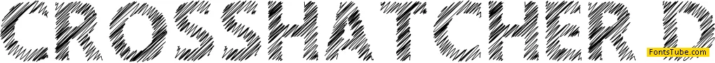 Crosshatcher Font