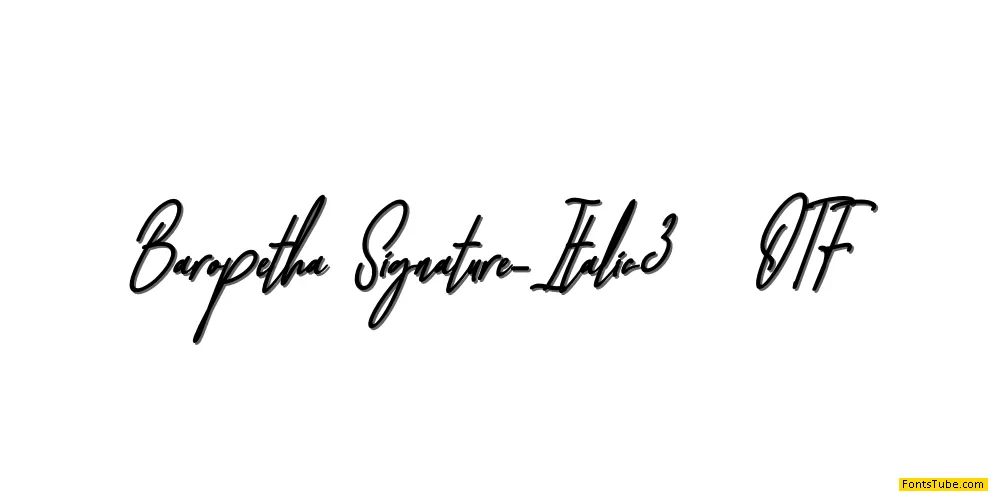 Baropetha Font Family