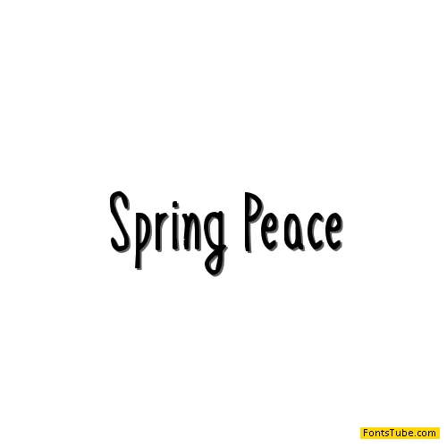 Spring Peace Font