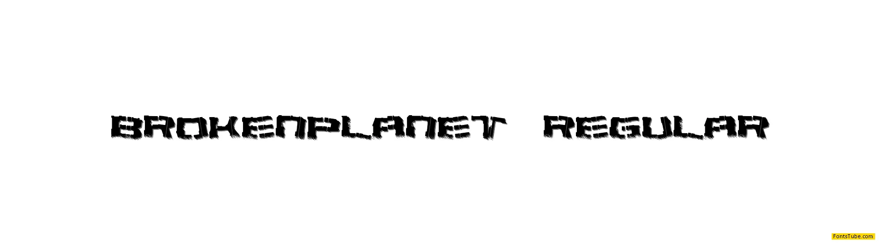Broken Planet Font