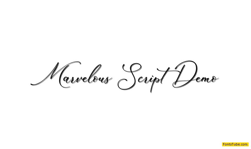 Marvelous Demo Font Family