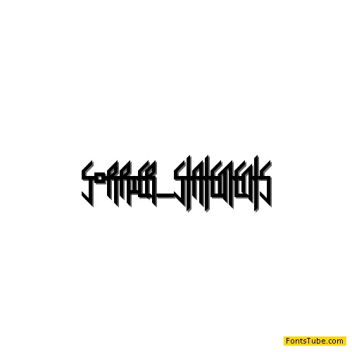 Sorrier Statements Font
