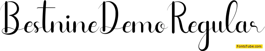 Bestnine Demo Font