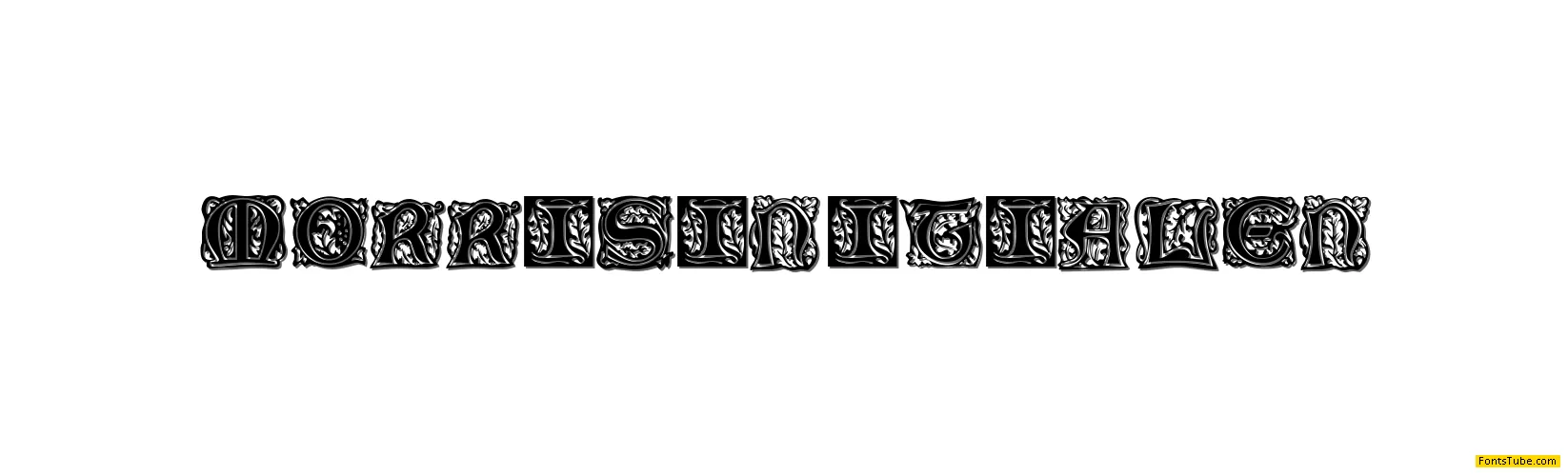 Morris Initialen Font