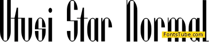 Utusi Star Font Family