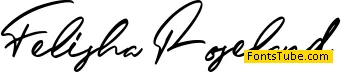 Felisha Roseland Demo Font