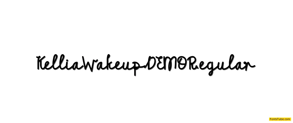 Kellia Wakeup DEMO Font Family