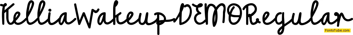 Kellia Wakeup DEMO Font Family