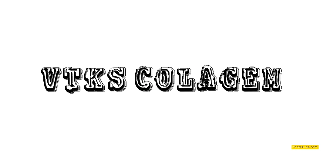 VTKS COLAGEM Font