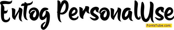 Entog Font