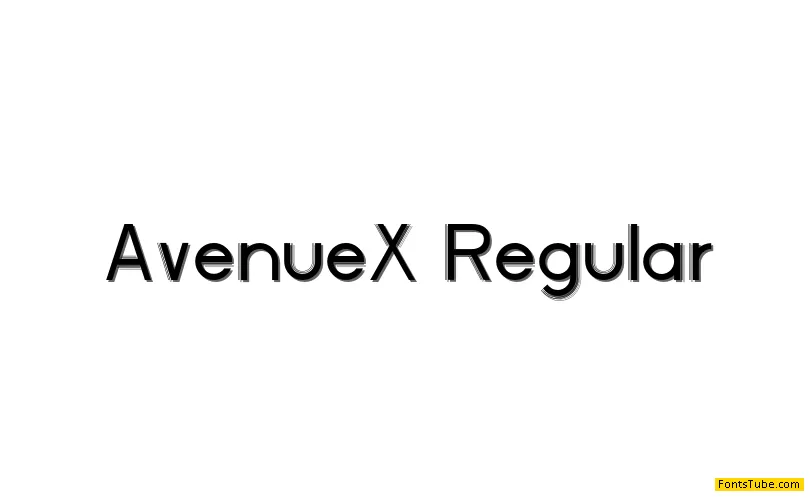 AvenueX Font