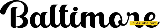 Baltimore Font