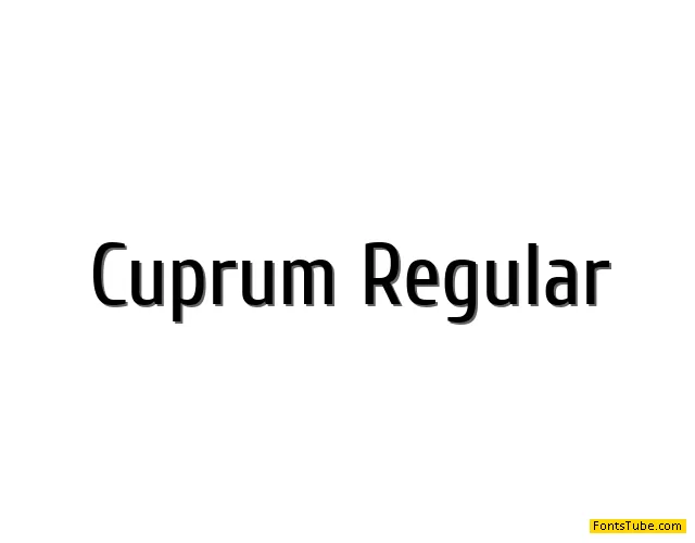 Cuprum Font Family