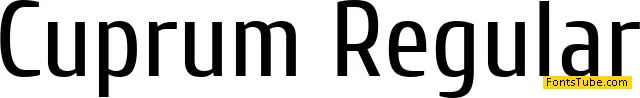 Cuprum Font Family