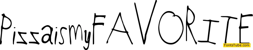 Pizza is my FAVORITE Font