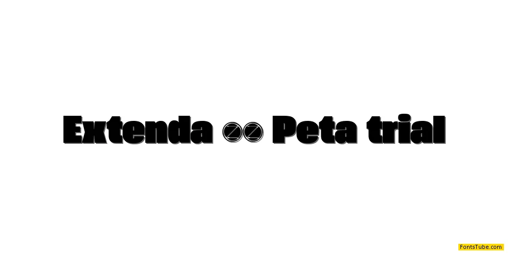 Extenda Trial Font Family