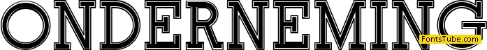 Onderneming Font Family