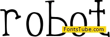 Robot Teacher Font