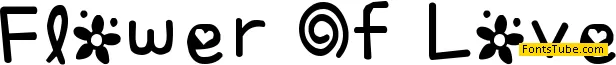 Flower Of Love Font