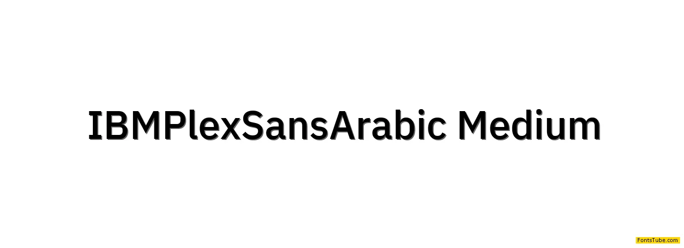 IBM Plex Sans Arabic
