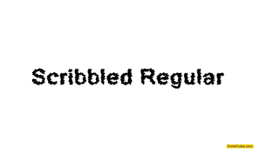 Scribbled Font
