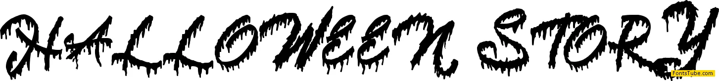 Halloween Story Font