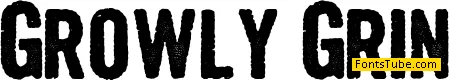 Growly Grin Font