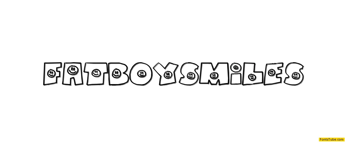 FatBoySmiles Font