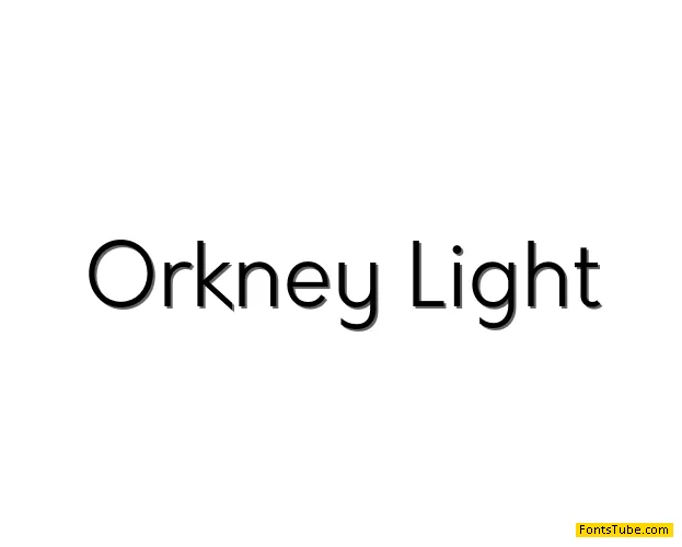 Orkney Font Family