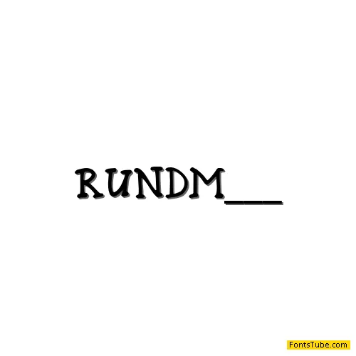 Rund Marker Font