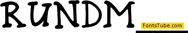 Rund Marker Font