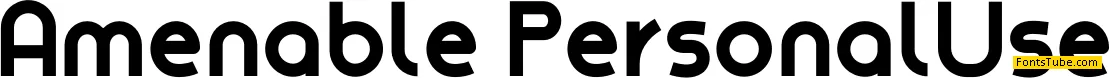Amenable Font