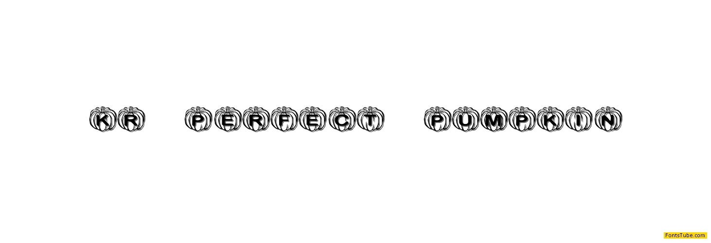 KR Perfect Pumpkin Font