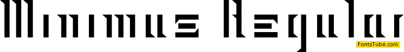 Minimus Font