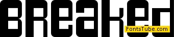 Breaked Font
