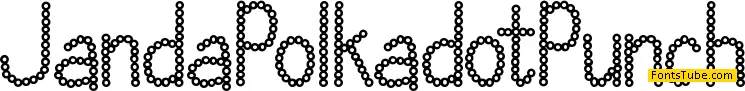 Janda Polkadot Font Family