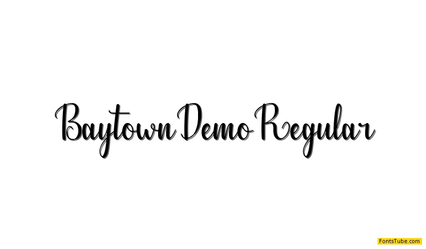 Baytown Demo Font