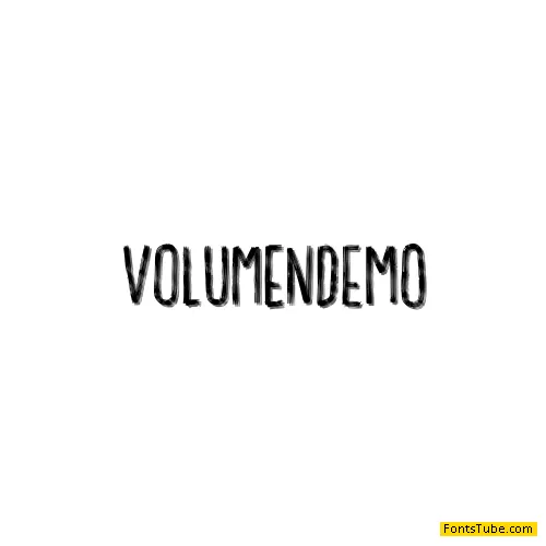 Volumen Font