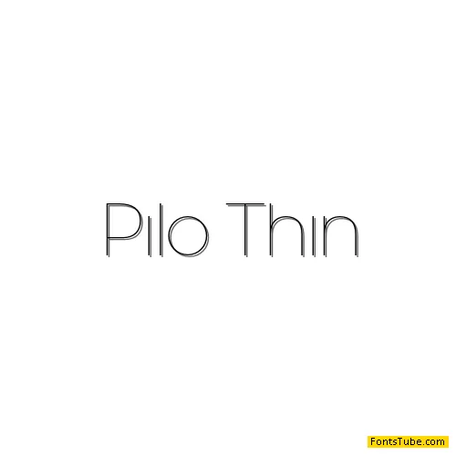 Pilo Font Family